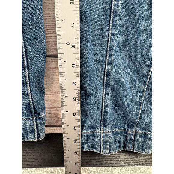 We the Free People High Roller Denim Overalls Womens XS Sapphire Blue Oversized - Picture 12 of 14